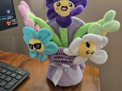 Emotional Support Plush Flowers