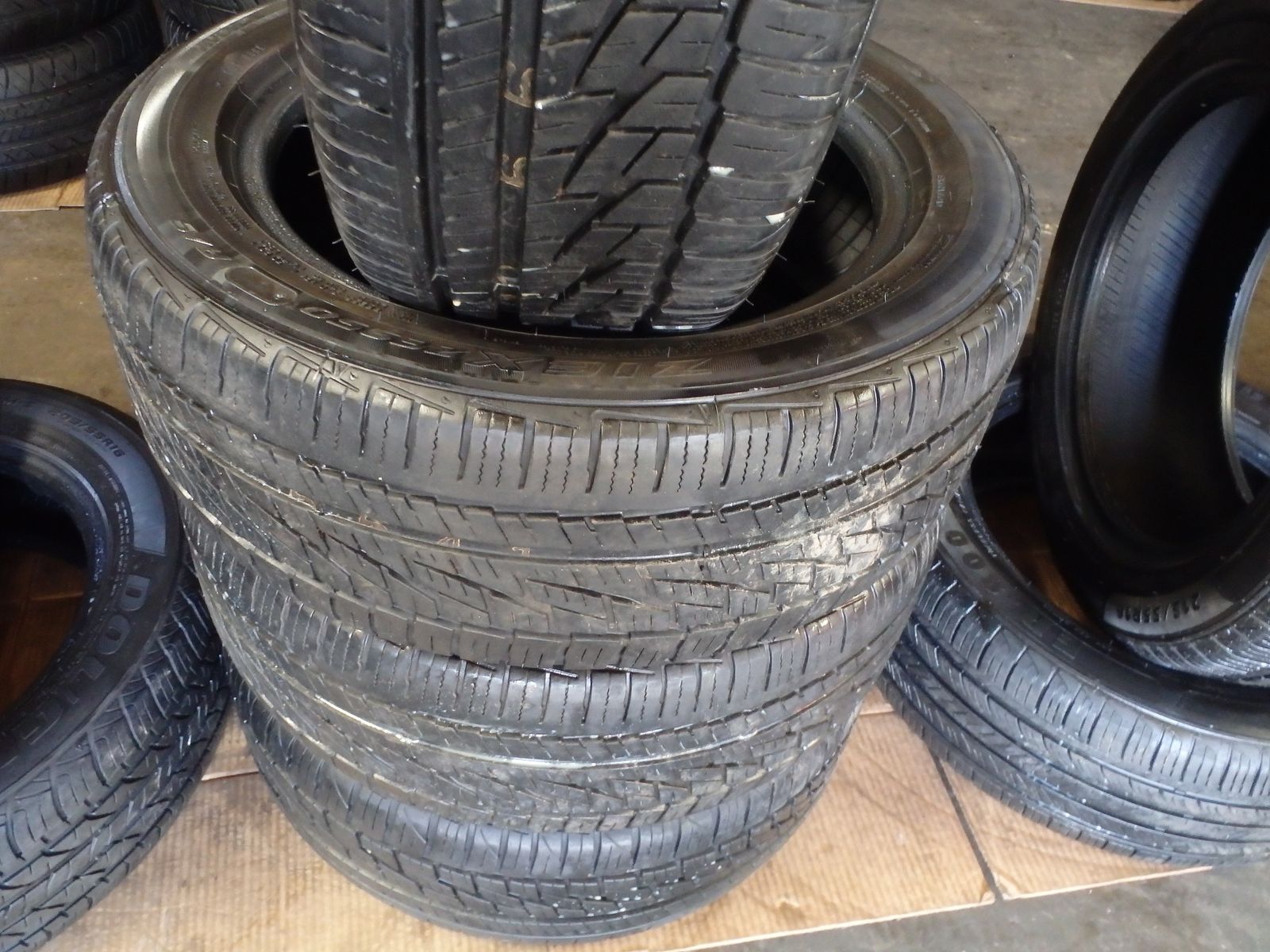 205/55R16 FALKEN ZIEX ZE950 SET OF USED TIRES