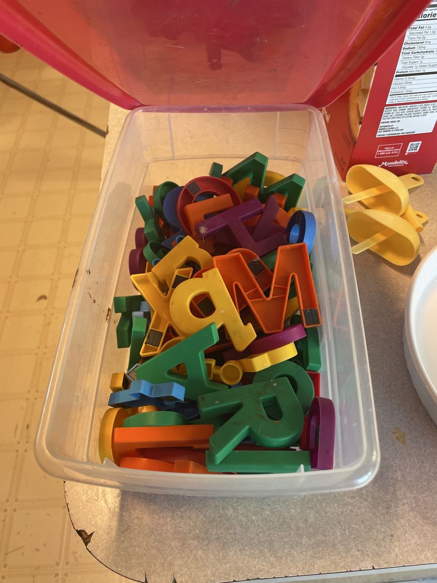 Alphabet magnets