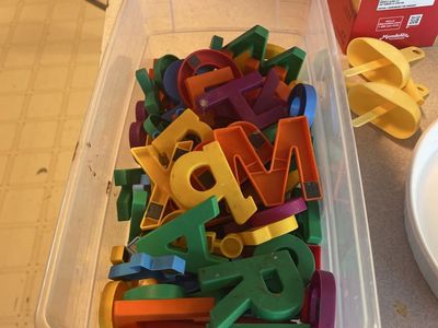 Alphabet magnets