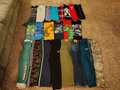 boy's clothes size 6-7 - 22 pieces CASH