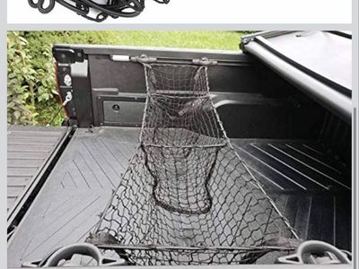 Three Pocket Pickup Truck Cargo Net Fit for Toyota