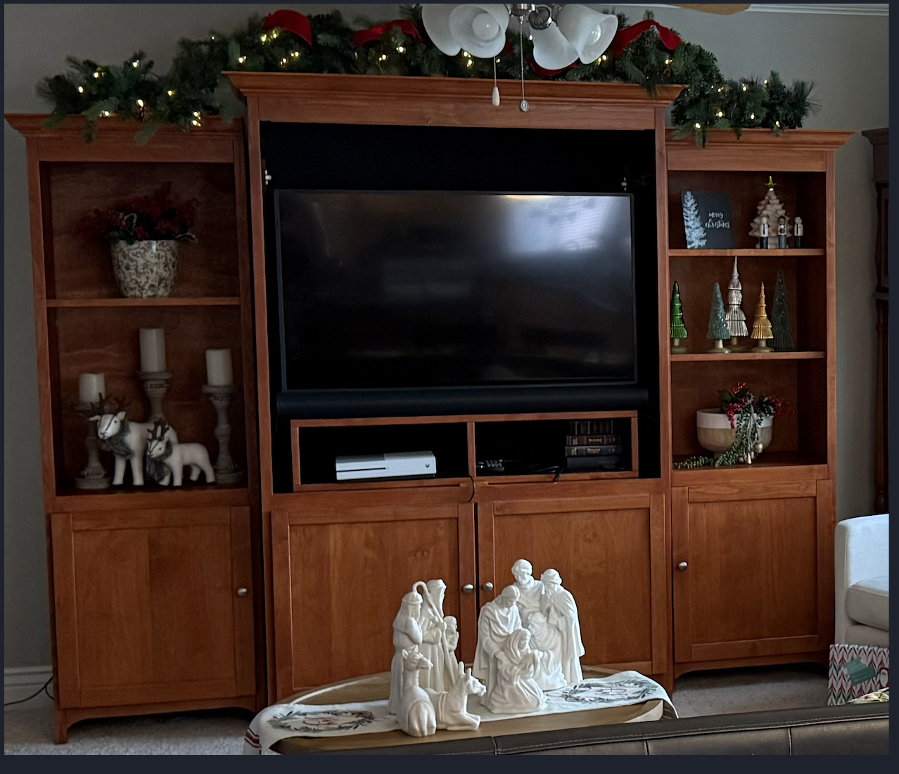 Wood Entertainment Center