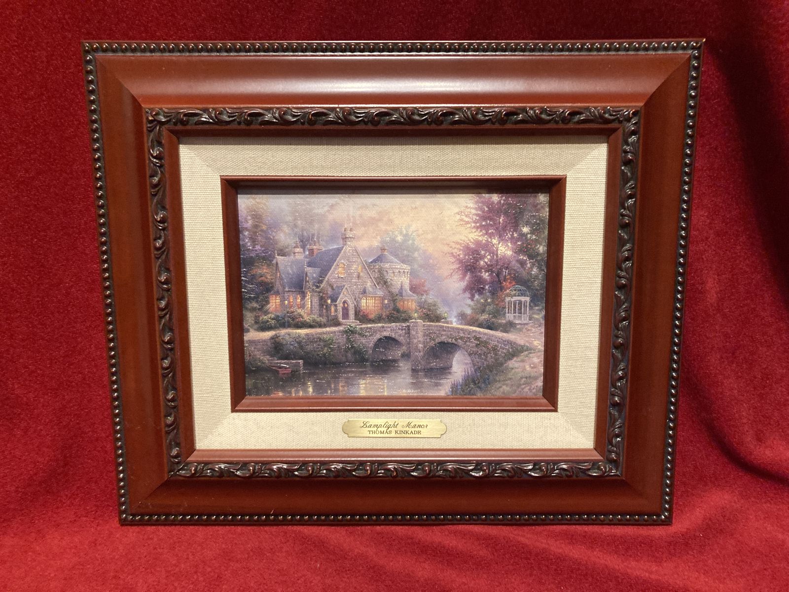 Thomas Kinkade Moonlight Manor Lithograph