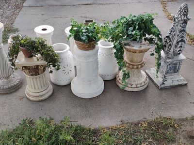 Pedestal Plant or Statue stands and Planters