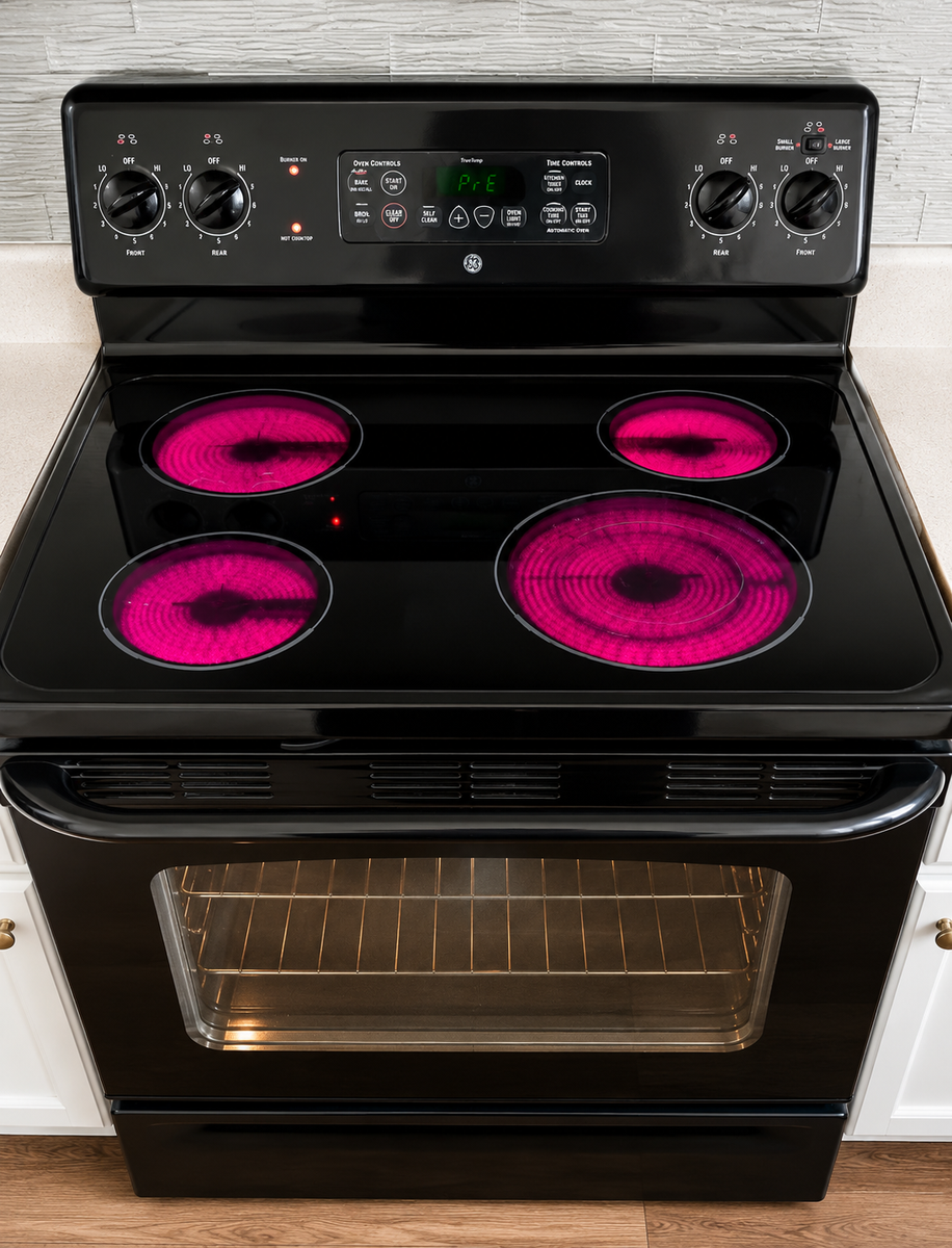 Clean and fully functional GE electric range/stove in excellent condition