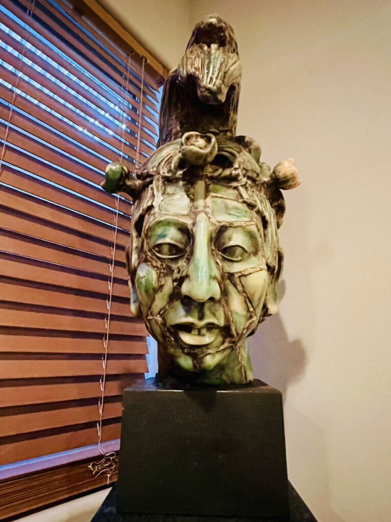 Maya king K’inich Janaab’ Pakal Bust