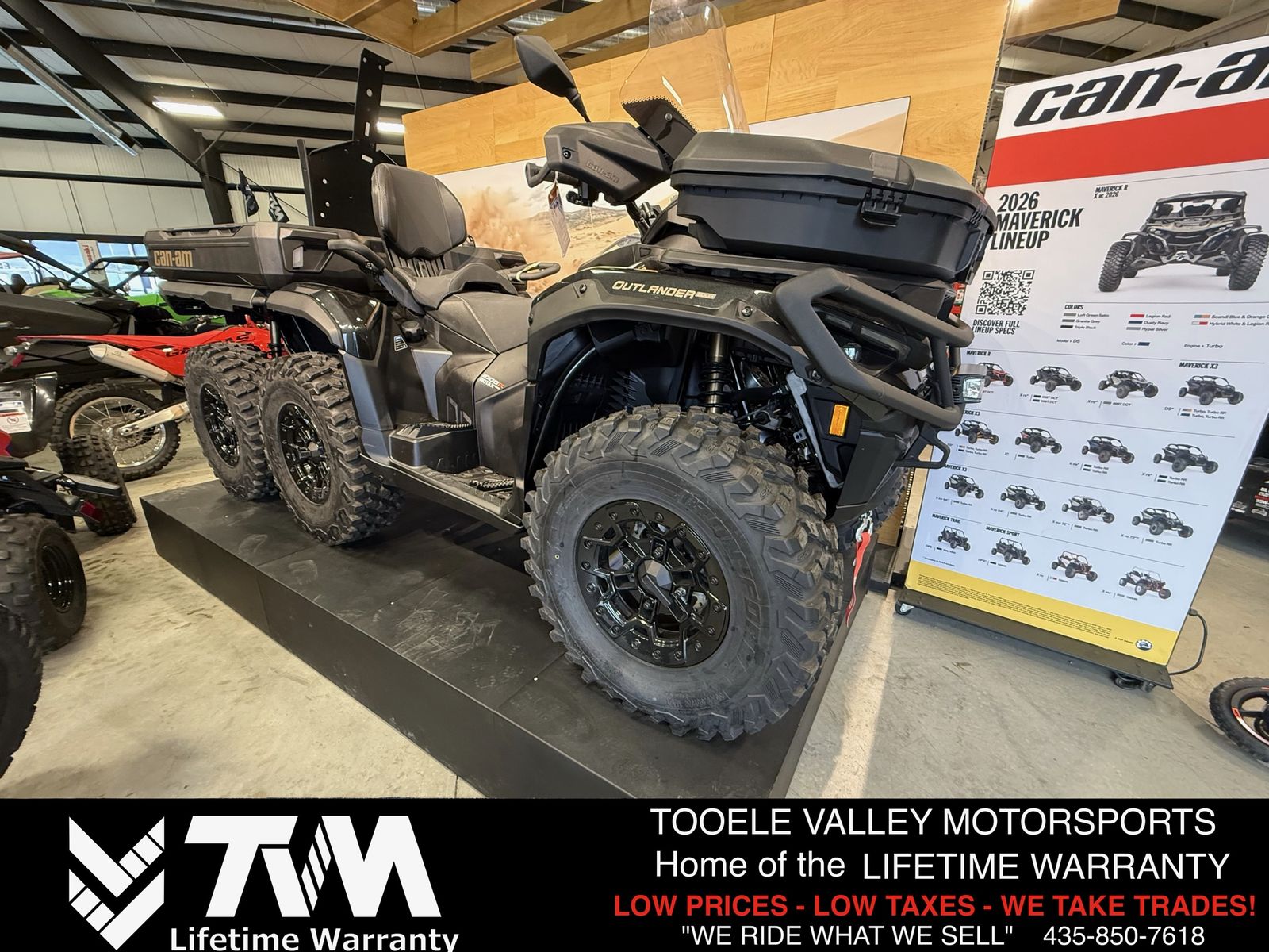 2026 Can-Am Outlander Max 6X6 Backcountry 1000R