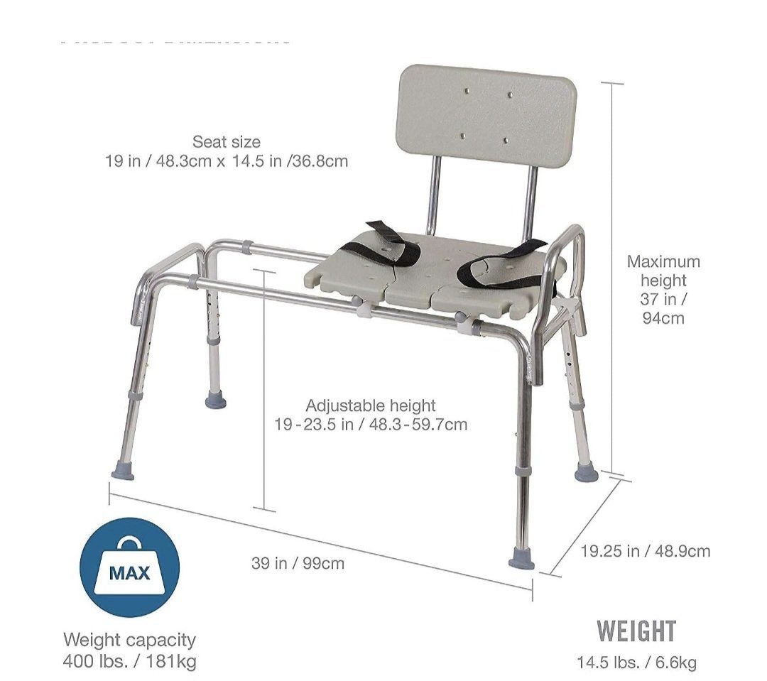 Transfer shower chair