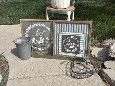 Rustic Decor for Porch/Home/Garden