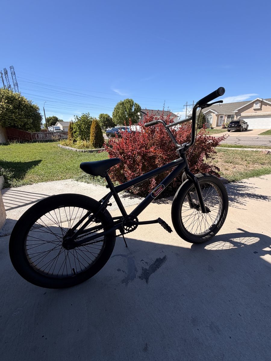 Matte Black BMX Bike 