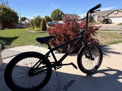Matte Black BMX Bike