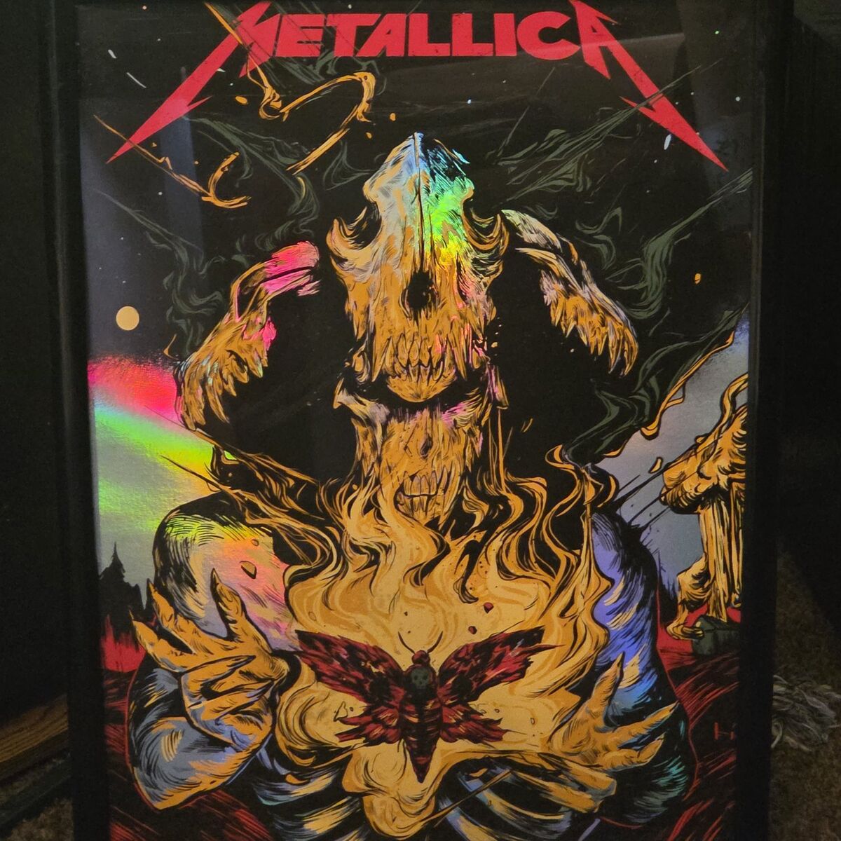 METALLICA- Moth Into Flame WolfSkullJack FOIL