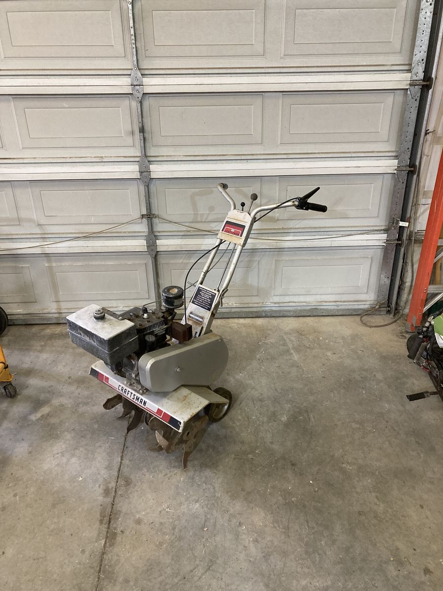 Craftsman front tine tiller for restoration