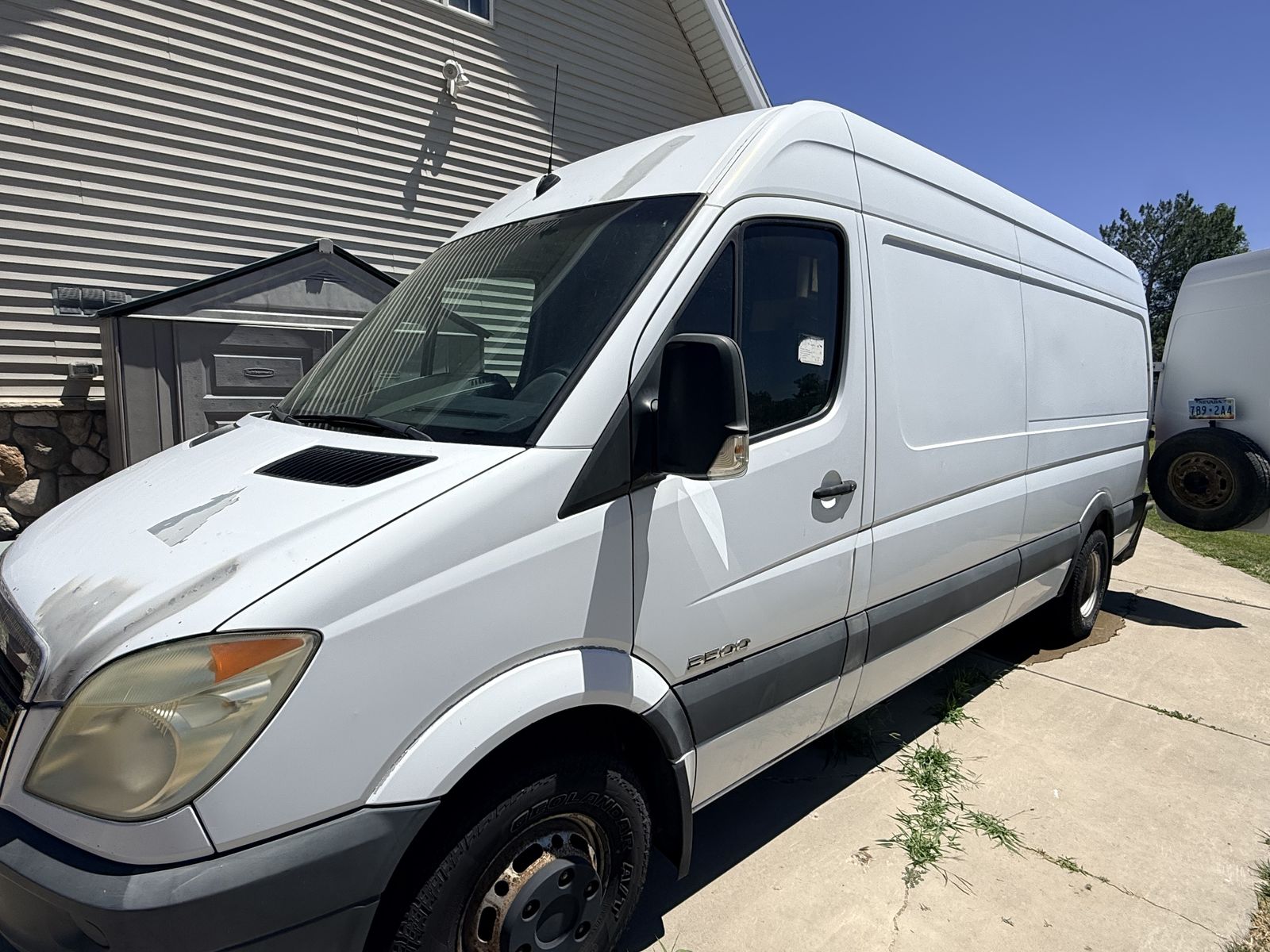 2008 Sprinter 3500 Diesel Van (170" WB, Dually), Heavy Duty Off Grid Project Van