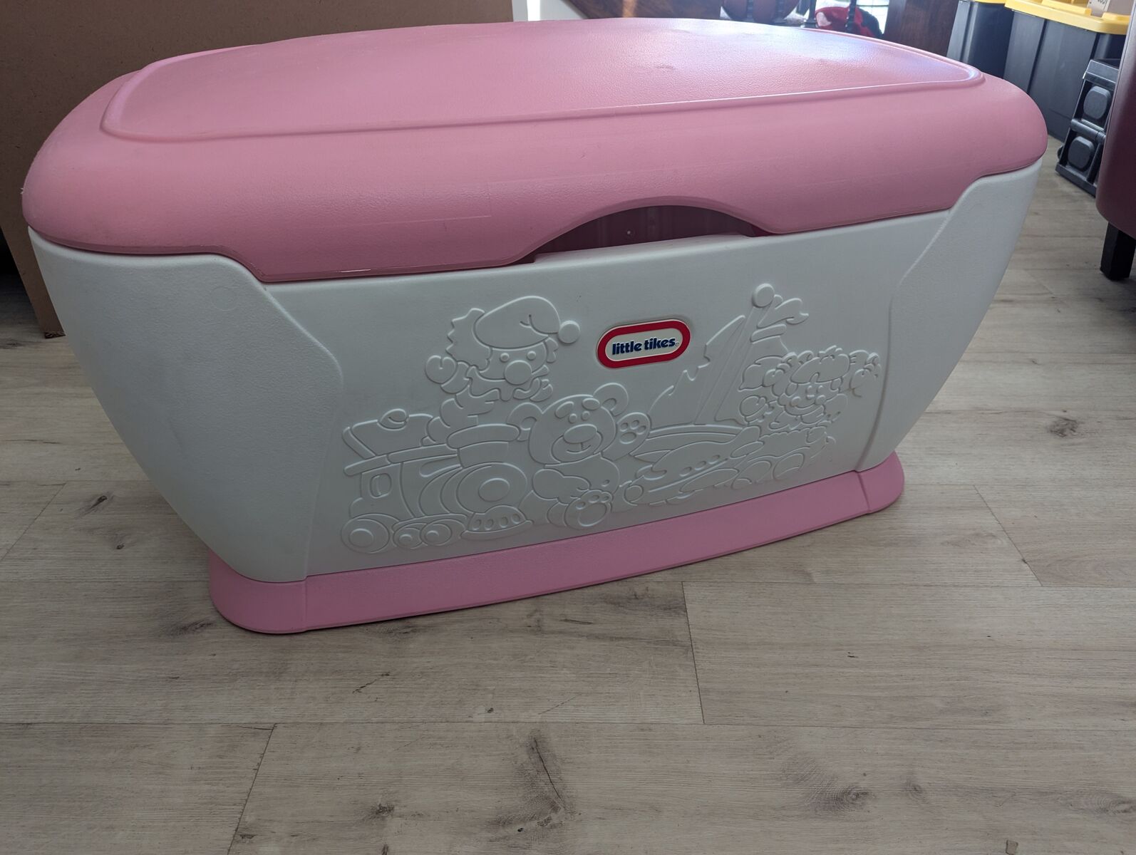 Little Tikes Plastic Toybox Pink / White