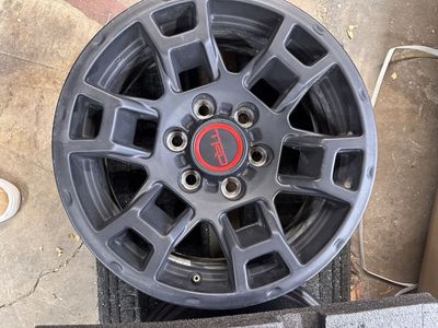 TRD Black 2023 4Runner wheels