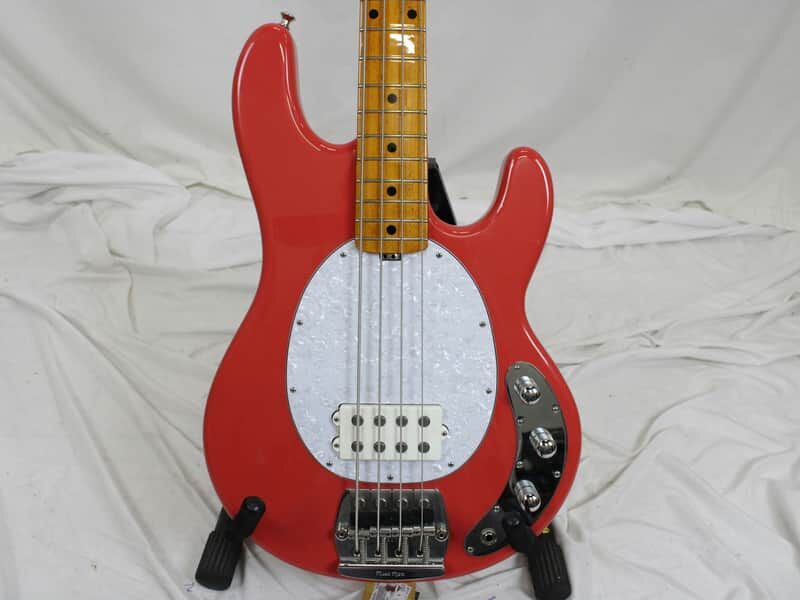 Music Man Stingray Classic Coral Red