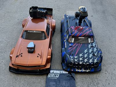 2-Arrma 1:7 Scale On-Road 4X4 6S Speed Bashers