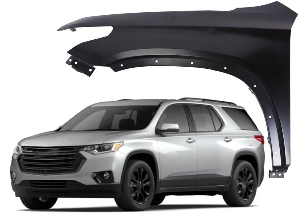 Brand New - OMGREAT Front Left Driver's Side Fender Compatible With Chevrolet Traverse 2018-2024