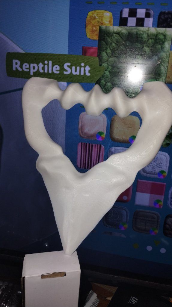 Custom 3D Printed Dragon Claw / Fist  Prop - White