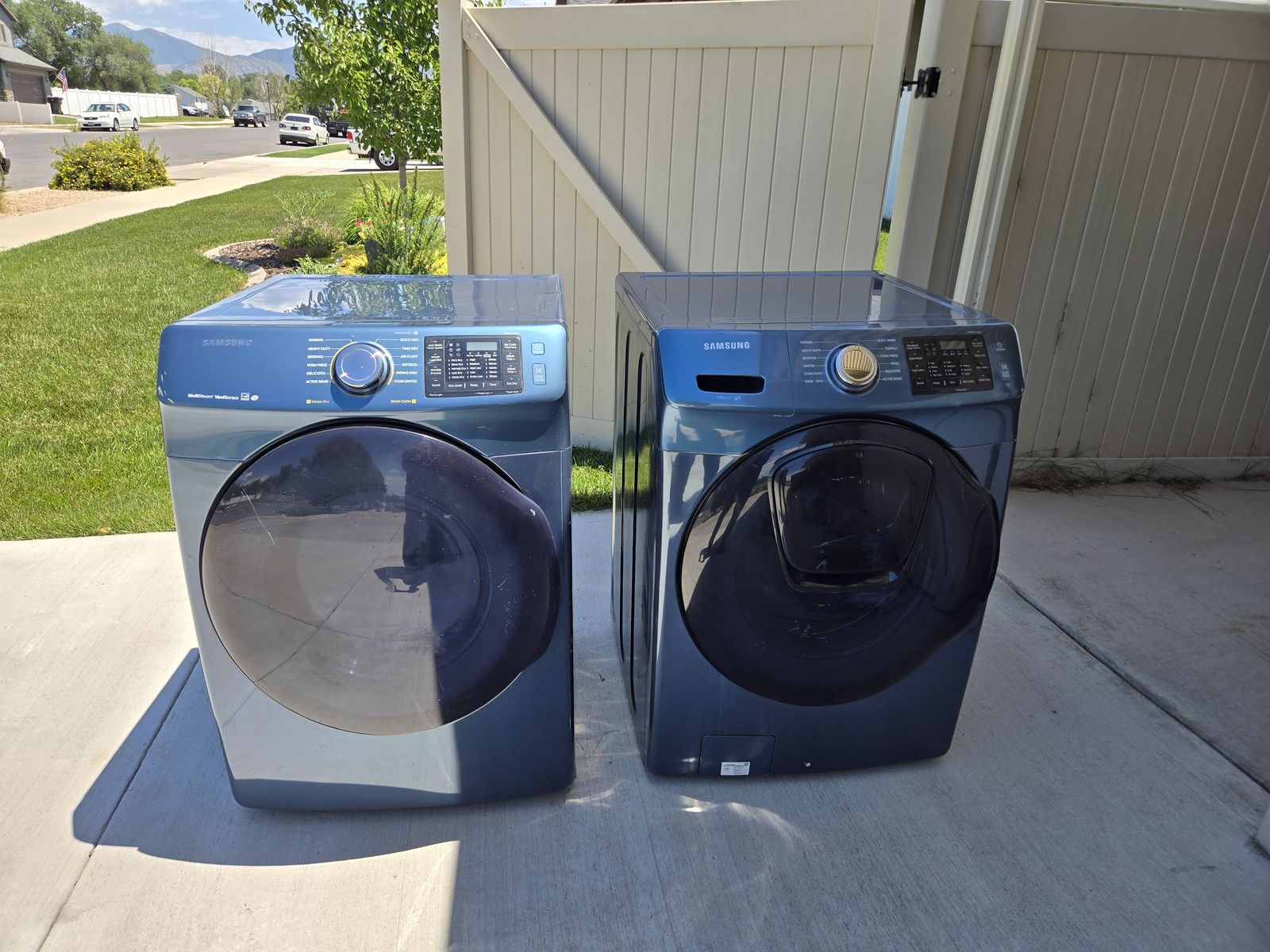 Samsung Washer and gas Dryer