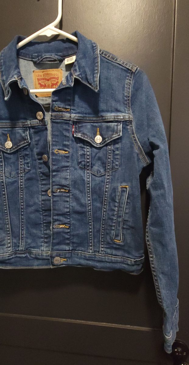 Levi's Original Trucker Crop Jacket (Small)
