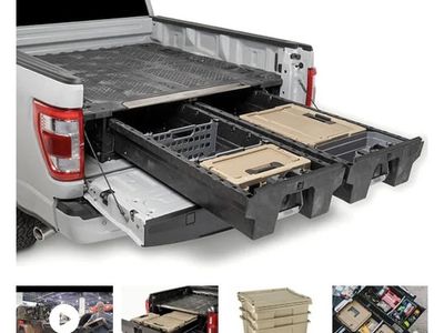 DECKED A0075-BMXL-BLK Rubber Floor Battle Mat 74"x64" Black for Full-Size Long Drawer System