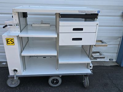 Heavy Duty Electric Rolling Cart w/locking drawers, power movement