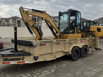 Cat 303.5 Mini Excavator Dump Trailer Combo for Rent - Utah Delivery Available