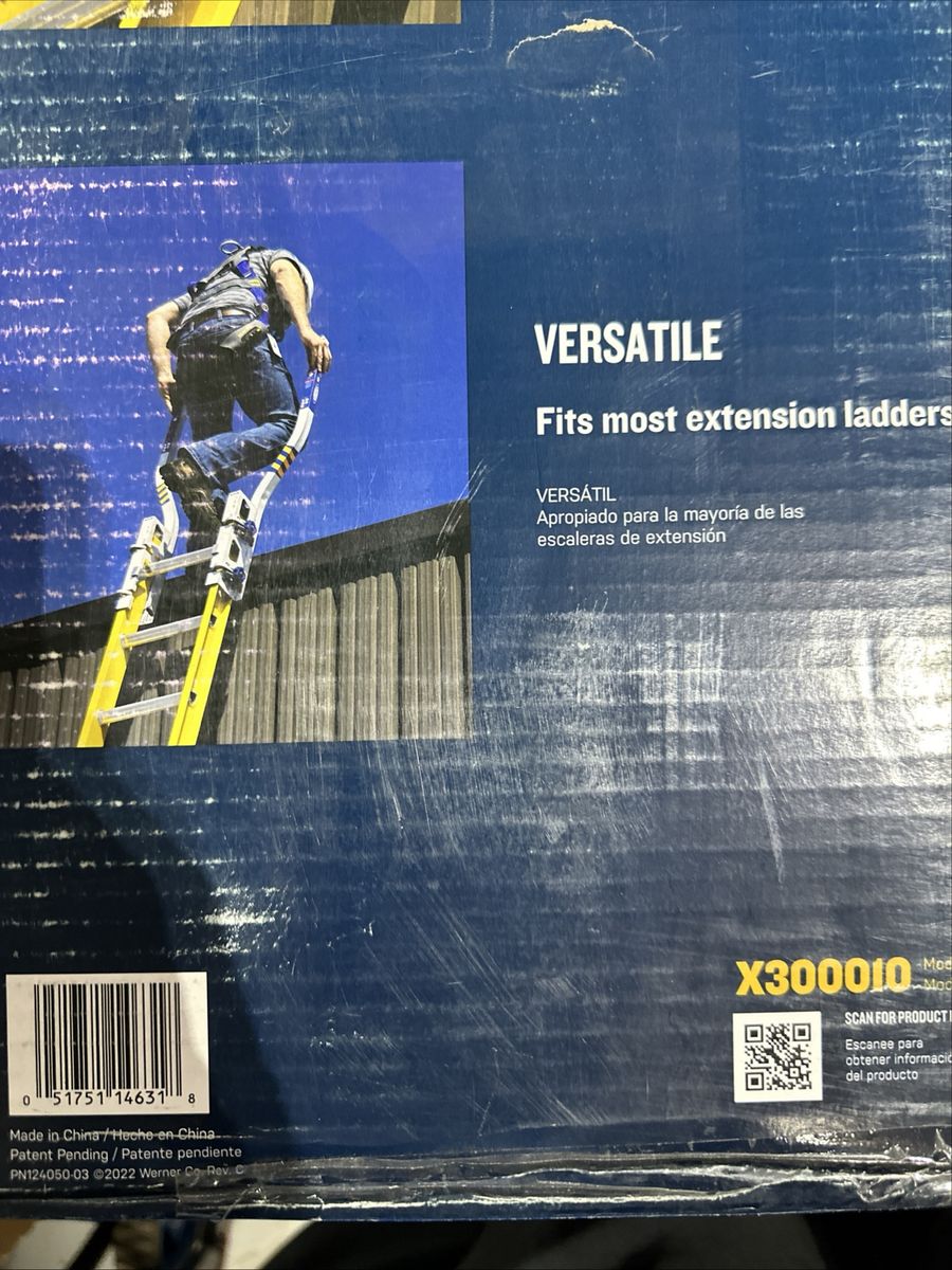 Werner X300010 Ladder Stabilizer - Fits Most Extension Ladders for Enhanced Stability