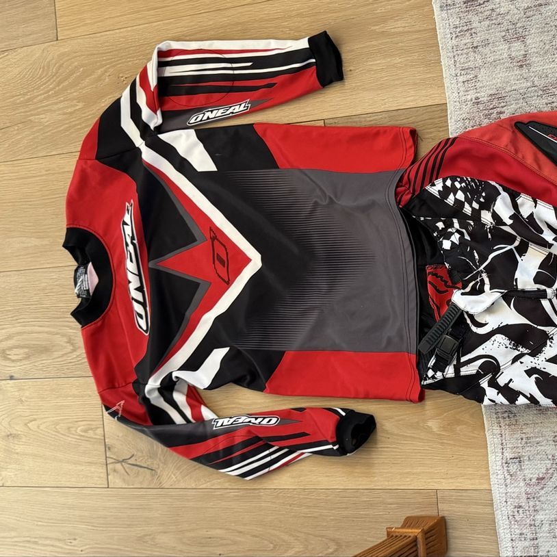 Motorcycle pants and shirt