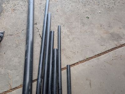 ABS plumbing pipe plus fixtures