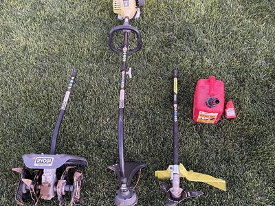Ryobi 2-Stroke Gas Trimmer Package – Weed Eater, Brush Cutter & Tiller Attachments