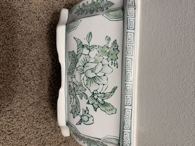 Beautiful Ceramic Asian rectangular Pot