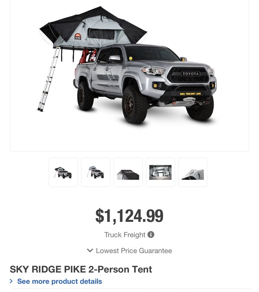 SkyRidge 4x4 Rooftop Tent