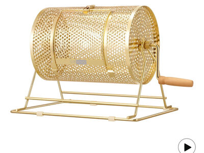 Brass Plated Raffle Drum Lottery Spinner