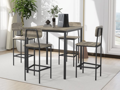 New in Box Dining Table Set for 4, Kitchen Table and Chairs for 4,Table Set, Compact Design