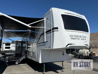 2026 Forest River RV Cherokee Arctic Wolf 38LEAH.G 5TH WHEEL ARCTIC WOLF CHEROKEE LUXURY COUPLES COACH