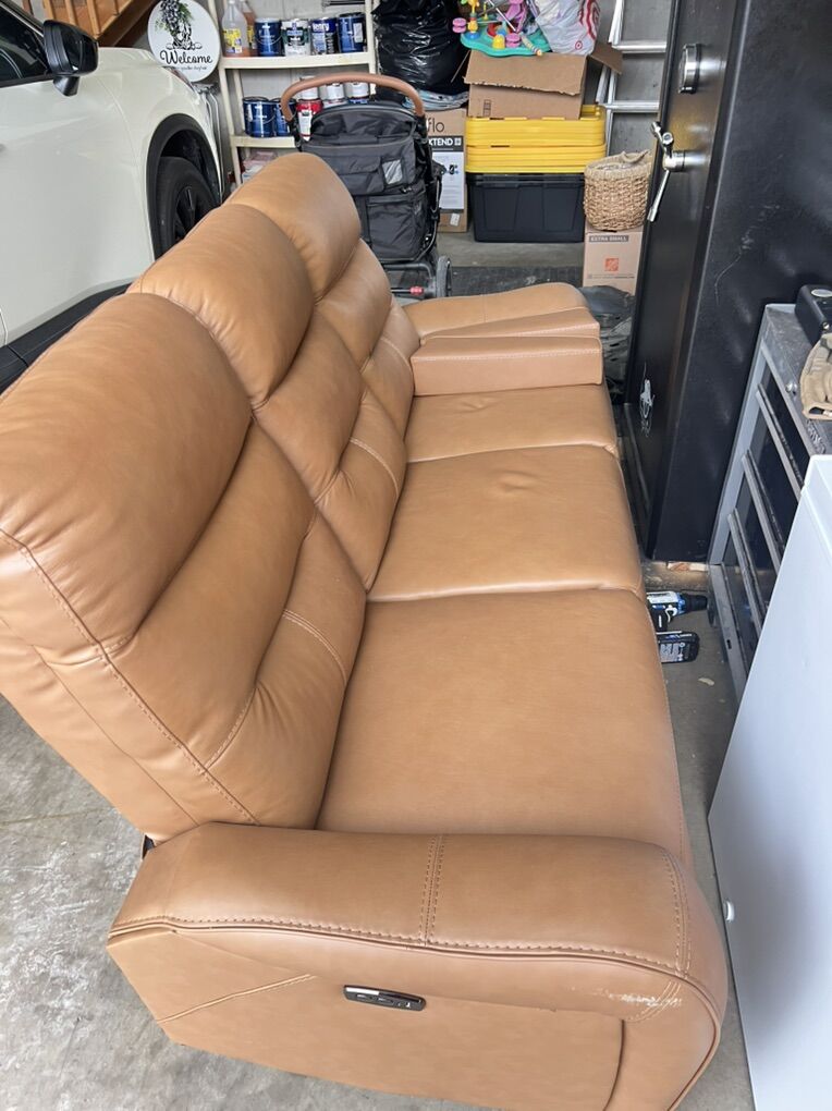 Leather Couch $325 OBO