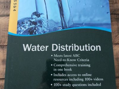 AWWA Water Distribution Grades 3 & 4 Textbook ABC Certification Training