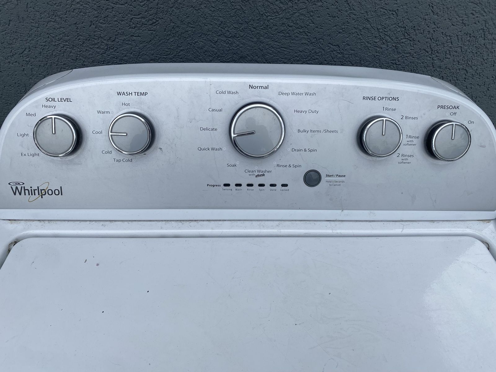 Whirlpool Top Load Washer and Matching Electric Dryer Set - White