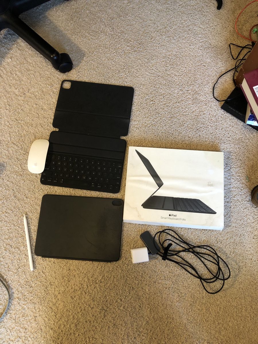 Various used iPad accessories