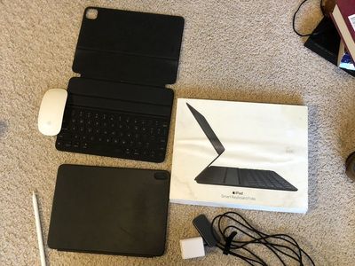 Various used iPad accessories