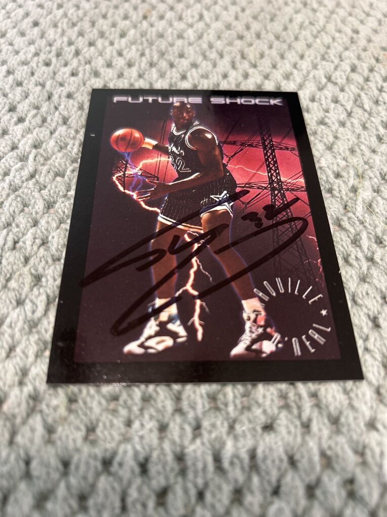 Shaquille O'Neal Autograph 1994 NBA Magic signed