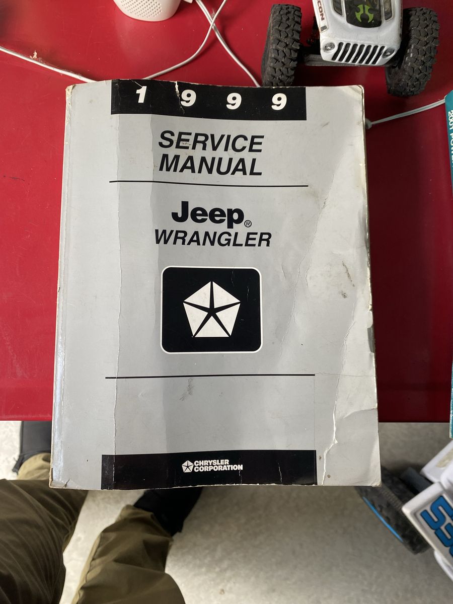 1999 Jeep Wrangler Service Manual by Chrysler Corporation - Used Condition