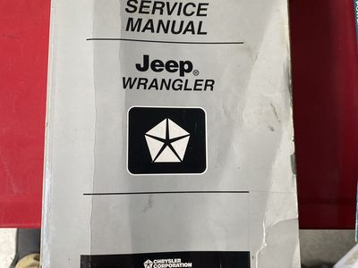 1999 Jeep Wrangler Service Manual by Chrysler Corporation - Used Condition
