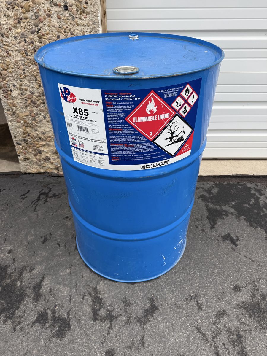 Empty 55 gallon Fuel Drum