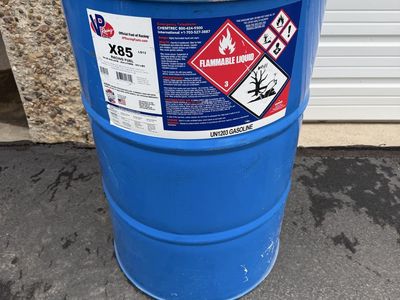 Empty 55 gallon Fuel Drum