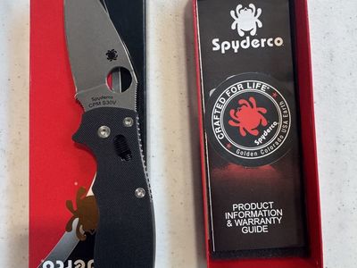 Spyderco Manix 2 folding knife - brand new